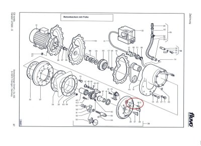 Fluvo Gegenstromanlage C2 - C2G - CG700  Rondo Schlauchkupplung komplett