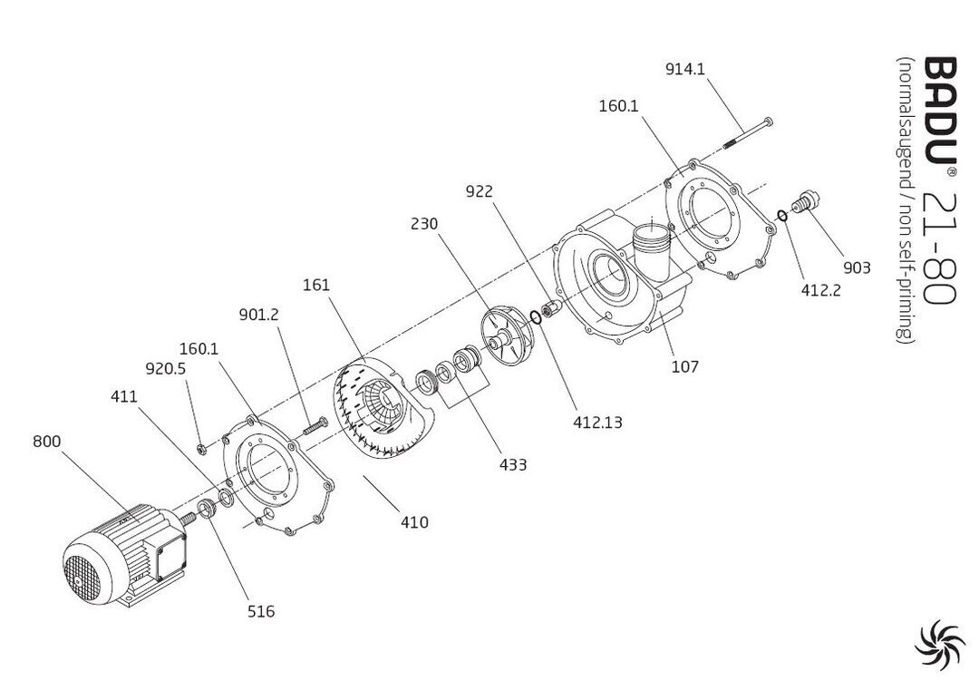 Speck Profildichtung für Badu 21-80 Pumpe