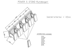 Future Pool Power S Bogenstein P 25 L/H/B 100 x 30 x 25 cm
