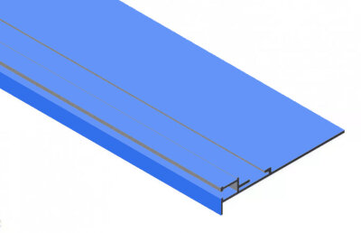 Future Pool Power-S Befestigungsleiste blau