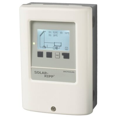 SOLAR-RIPP ® Solarcontroller SRCPOOLML inkl. Fühlerzubehörpaket