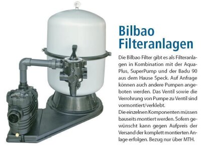 Aktion Filteranlage Classic Bilbao Speck Magic Pumpe
