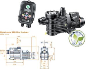 Filteranlage Cantabric 600 Speck Pumpe Badu Eco Touch II