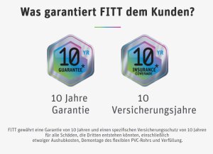 Fitt b-active PVC-Hart-Schlauch 25 m Rolle Ø 50 mm