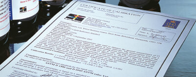 Lovibond Kalibrierzertifikat für Meßgeräte