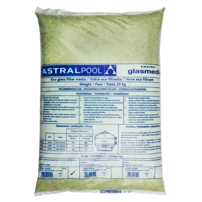 Astral Premium Active Clear Glas aktiviertes Filterglas 25 kg