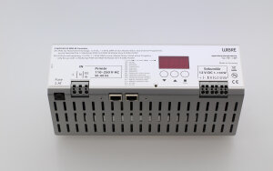 Wibre RGB-W-Controller 12V-DC, 1-150W DMX in/out Hutschienenmontage
