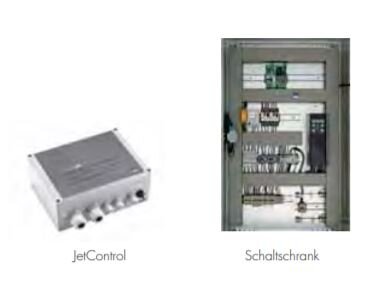 UWE Jetcontrol Steuerkasten PN Pneumatik Schaltkasten und Piezo-Taster