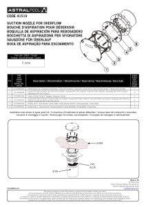 Einlaufdüse für großes Fördervolumen für Folienbecken