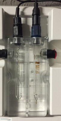 Redox - Elektrode mit Goldstift ohne Kabel Buchse SN 6 für Salz Elektrolyseanlagen ohne Kabel