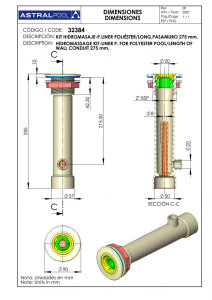 Hydromassagedüse-Kit für Fertigbecken 275 mm