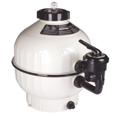 Filterbehälter Cantabric 900 mit seitlichem Ventilanschluß ohne Ventil