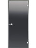 Sentiotec Harvia Dampfbad Tür mit Aluminiumrahmen 890 x 2090 mm Rahmen Aluminium grau