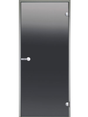 Sentiotec Harvia Dampfbad Tür mit Aluminiumrahmen 790 x 2090 mm Rahmen Aluminium grau