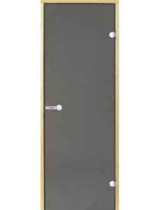 Harvia Sauna Ganzglastür Rahmen Kiefer 790 x 2090 mm Tiefe 92 mm