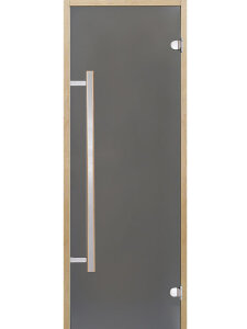 Harvia Sauna Ganzglastür Rahmen Kiefer 790 x 2090 mm Tiefe 92 mm