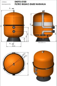 Aktion Sandfilterbehälter Classic Bilbao 6 Wege Ventilsatz 1 1/2"