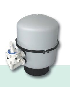 Aktion Sandfilterbehälter Classic Bilbao 6 Wege Ventilsatz 1 1/2" Kesseldurchmesser 500 mm
