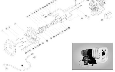 Astral Jet Sprint Dichtung Flansch Kunststoff