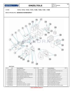 Astral GSA Sprint Ersatzteil Pneumatikschalter Teile Nr. 3