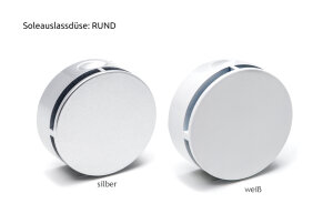 Salzsolevernebler SalzMax Wanddurchführung und Auslassdüse