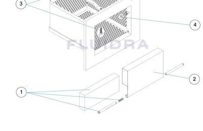 Astral Ersatzteil Achse + Feder für Skimmer A-400