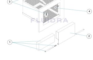 Astral Ersatzteil Achse + Feder für Skimmer A-400