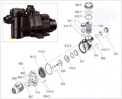 Speck Laufrad für Super Pump Premium