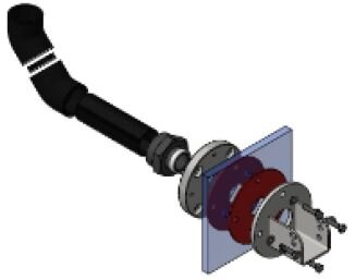 T&A Aquatop Wanddurchführung für Unterflur Scuba (Fertigbecken PE/PP/GFK)