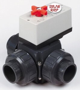 SOLAR-RIPP 3-Wege-Solar-Motorhahn 63