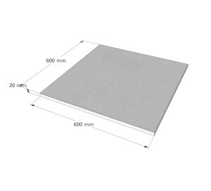 Terrassenplatten Maranello Keramik 600x600x20 mm