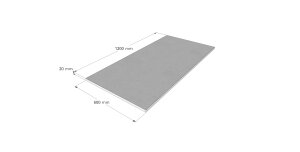 Ceramica Terrassenplatten 120x60x2 cm