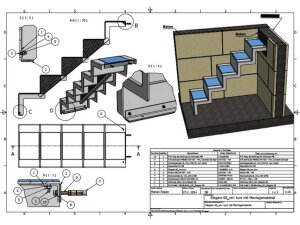 REKU Polyestertreppe Eleganz 60 U lang