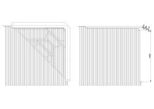 REKU Ecktreppe Ravenna 2,10m