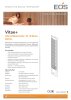 EOS Vitae+ Compact Infrarotwärmestrahler integriertem Dimmer verkürzte Bauform