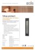 EOS Vitae Protect Infrarotwärmestrahler 750 W mit Schutzgitter