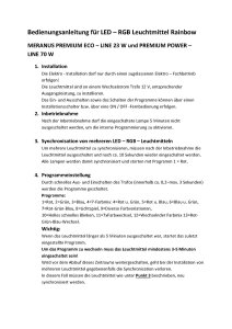 Power Line Fernbedienung mit Empfänger für LED Leuchtmittel Fernbedienung ON/OFF: Reichweite bis 30 m