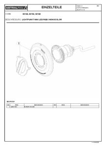 Astral LumiPlus Mini 2.11 Einsatz mit Edelstahl Blende für Nische