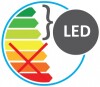 Astral LumiPlus Mini 2.11 Einsatz mit Edelstahl Blende für Nische Lichtfarbe weiß, ohne Nische