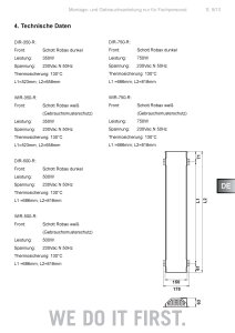 Sentiotec Vitae Infrarotstrahler Schott Nextrema® weiss