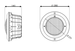 LED-Unterwasserscheinwerfer ECO-Line RGB-Farblicht 23 W