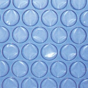 Solarabdeckung Luftpolster Abdeckplane Ovalformbecken 400 µm Energie blau