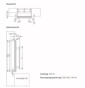 Infrarotpaneel Bilbao für die Dusche