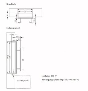 Infrarotpaneel Lissabon für die Dampfdusche