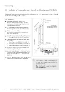 Dampf- und Duschpaneel Ventura