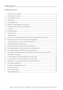 Dampf- und Duschpaneel Ventura