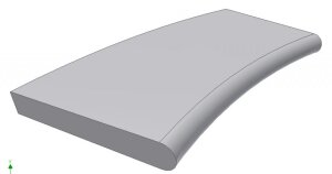 Beckenrandstein Naturstein Kiruna Radienstein