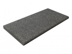 Beckenrandstein Naturstein Kiruna Gerade 600x300x30 mm Granit Mountain Grey