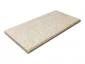 Beckenrandstein Naturstein Kiruna Gerade 600x300x30 mm Granit Mountain Grey