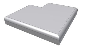 Beckenrandstein Athen Rechteckiges Komplettset